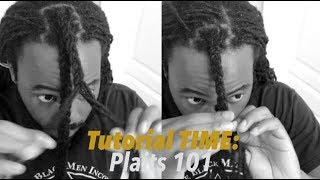 Loc Tutorial How to Plait Braid Locs [upl. by Teece622]