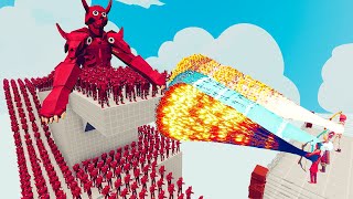 100x THE DEVIL  2x GIANT vs 3x EVERY GOD  Totally Accurate Battle Simulator TABS [upl. by Manthei349]