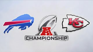 202021 NFL on CBS  AFC Championship Intro with Pregame Bills at Chiefs [upl. by Eerrahs]