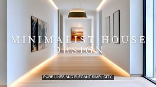 Timeless Minimalism Elevating Home Design with Pure Lines and Elegant Simplicity [upl. by Valentia]