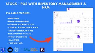 Stock  POS with Inventory Management amp HRM in PHP Laravel Source Code [upl. by Burkitt11]