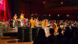 Panergy youth steel drum band from Telfs Austria performing on 18324 Turn it up and dance [upl. by Meave]