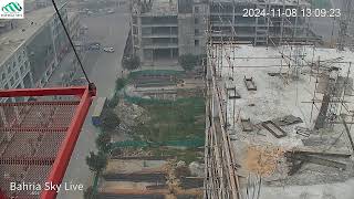 LIVE  11th Slab  315000 sqft20 months  Construction Stream Bahria Sky by OZ Developers [upl. by Cogn]