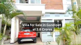 Villa for Sale in Gadipet Hyderabad at 38 Crores [upl. by Aikar]