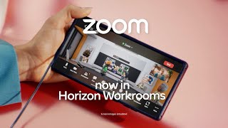 Experience Virtual Meetings with Zoom in Meta Horizon Workrooms [upl. by Nebeur869]