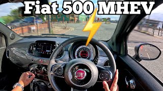 2023 Fiat 500 MHEV 999cc HYBRID POV Test Drive 4K [upl. by Nabi921]