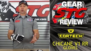 Cortech Chicane V1 RR Glove Review  Sportbike Track Gear [upl. by Llehcal608]