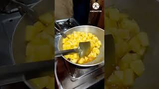 Adding Salt While Frying Make Potatoes Soft food cooking recipe shorts [upl. by Myna46]