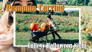 Pumpkin Carving amp Annual Tulleys Halloween Night [upl. by Alim51]