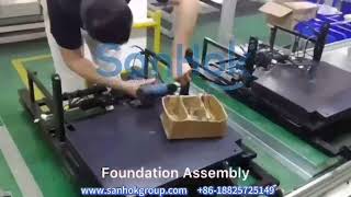 Large home appliance production line massage chair production assembly line manufacturers [upl. by Namlak]