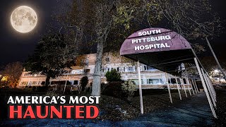 GIANT Shadow Lurks in this Terrifying HAUNTED Hospital Ghosts of Old South Pittsburg Hospital [upl. by Isej]