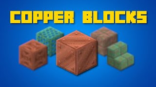 Minecraft  Crafting Recipes Copper Blocks [upl. by Tiertza580]