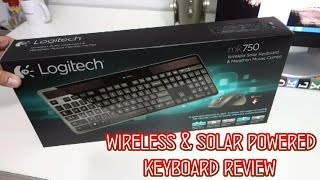 Logitech mk750 Wireless Keyboard Review [upl. by Nadual691]