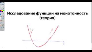 Исследование функции на монотонность с применением производной [upl. by Ellednek403]