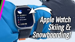 Apple Watch Skiing amp Snowboarding  How It Works Slopes App Review [upl. by Aciretnahs]