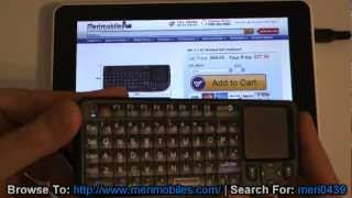 24Ghz Ultra Mini Wireless Keyboard with Touchpad  Review  Purchase at Merimobilescom [upl. by Fineberg]