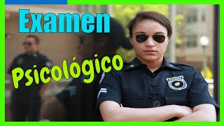 👮 Cómo Pasar un EXAMEN PSICOLÓGICO 🚔 Para INGRESAR A LA POLICÍA 🟢 [upl. by Orgel]