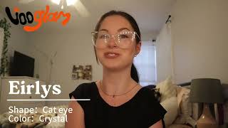 VOOGLAM GLASSES TRY ON REVIEW  affordable trendy eyewear [upl. by Fonz]