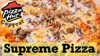 Homemade Pizza Supreme  Pizza Hut Copycat  Papay Bread ATBP [upl. by Iah]