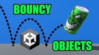 Bouncy GameObjects  Unity Physic Material Explained [upl. by Ferreby]