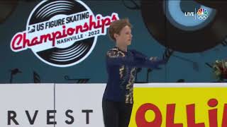 Ilia MALININ FS 2022 US Nationals [upl. by Ettelegna]