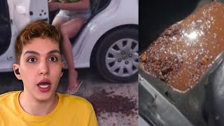 Ela deixou cair FEIJOADA NO UBER [upl. by Chilson]