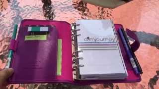 Filofax Personal Setup Fitness Journal [upl. by Magna]