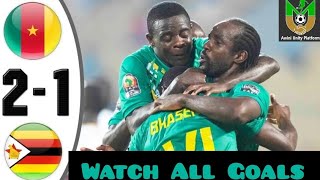 Cameroon VS Zimbabwe 21 Afcon Qualifiers Watch Highlights And All Goals [upl. by Manley791]