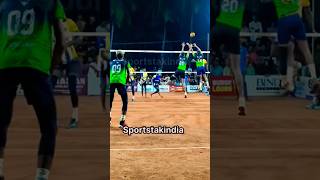 👌Rally End Twist 😳 volleyball shortsfeed reels sportstakindia longplays [upl. by Elihu]