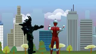 Ginga vs Dark Lugiel Ultraman story Stop motion movie [upl. by Anitroc]