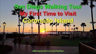 California Walking Tour  Coronado Island San Diego BuhayAmericaCurachaAtbp [upl. by Oly]