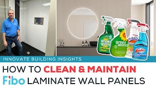 How to Clean and Maintain Fibo Waterproof Laminate Wall Panels [upl. by Ainolopa]