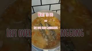 Leftover Galunggong simple recipe philippines cooking ginisa [upl. by Chiquia4]