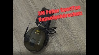 3M Peltor SportTac Gehörschutz  Review [upl. by Adalheid]