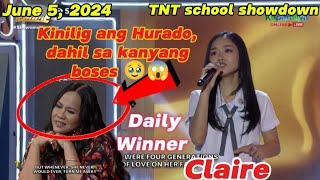 June 5 2024 TNT school showdown Daily Winner Kinilig ang Hurado 😍😍 tawagngtanghalan [upl. by Ahsehat936]