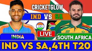 Live IND Vs SA 4TH T20I  Live Scores amp Commentary  India vs South Africa  1st innings [upl. by Selbbep596]