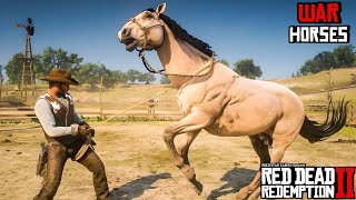 Top 9 Best War Horses With Locations  Rankings  RDR2 [upl. by Jutta927]