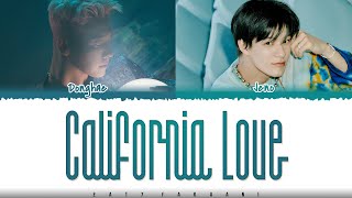 DONGHAE  California Love Feat JENO of NCT Lyrics Color CodedHanRomEng [upl. by Farica]