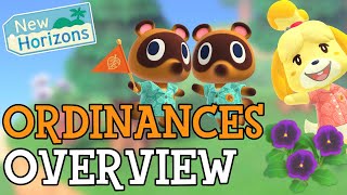 How Do Island Ordinances Work in Animal Crossing New Horizons ACNH Ordinance Overview Guide [upl. by Mayhew805]