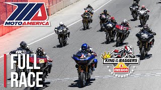 MotoAmerica Mission King of the Baggers Race at Laguna Seca 2022 [upl. by Vargas]