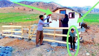 Creativity and innovationMaryam and her husbands effort to build a dream house in the nomadic life [upl. by Ardel]