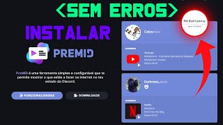 Tutorial Instalar PreMiD Discord Presence Sem Erros [upl. by Sandon960]