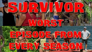 Survivor  The Worst Episode from Every Season [upl. by Lebatsirhc]