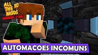 Criando AUTOMAÇÕES INCOMUNS  Minecraft ATM 10 Hardcore E24 121 [upl. by Kienan]