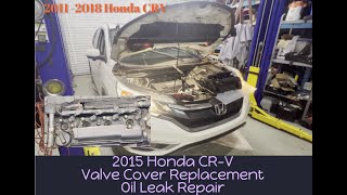 Quick amp Easy Replacing the Entire Valve Cover on 2015 CRV 20112018 K24 4th Gen Earth Dreams AWD [upl. by Gurtner101]