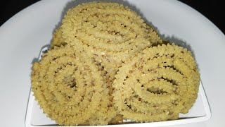 Butter Chakli Recipe In Marathi  मसका चकली  Learn How To Make Chakli  Asha Maragaje [upl. by Atinaw]