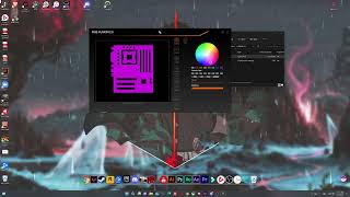 كيف تغير الوان مراوح البي سي و القطع و لمبات ال rgb حق لوحات جيجابايت و اوروس [upl. by Anahpets920]