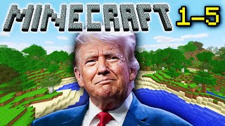 President Plays Minecraft Beta 15 [upl. by Kadner44]