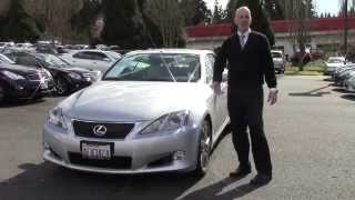 2010 Lexus IS250 convertible review and start up  A quick look at the 2010 IS250 [upl. by Fleur52]