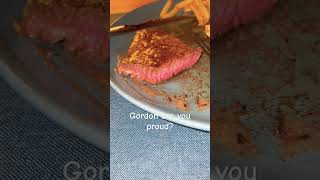 Medium rare steak 😋 steak gordonramsay food foodie foodies meat meatlovers mediumrare [upl. by Akirehs]